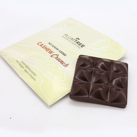 Cashew Crunch Dark Chocolate (No sugar added)