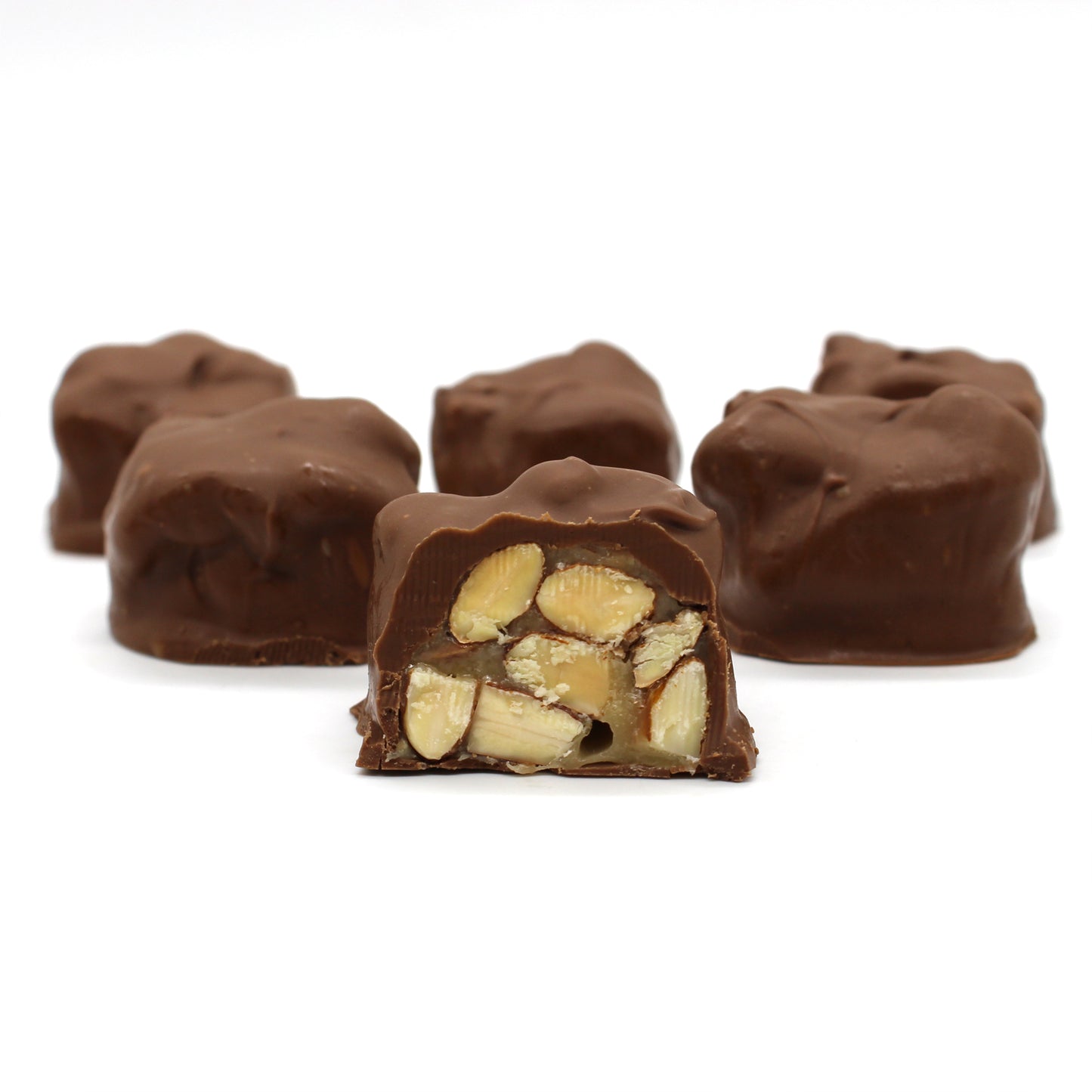 Milk Chocolate Almond Caramels