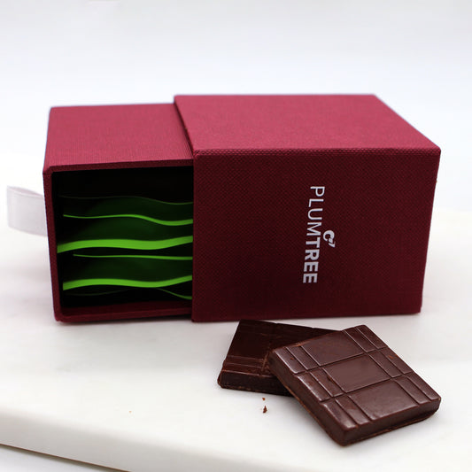 Dark Chocolate Mint Squares (Sugar Free)