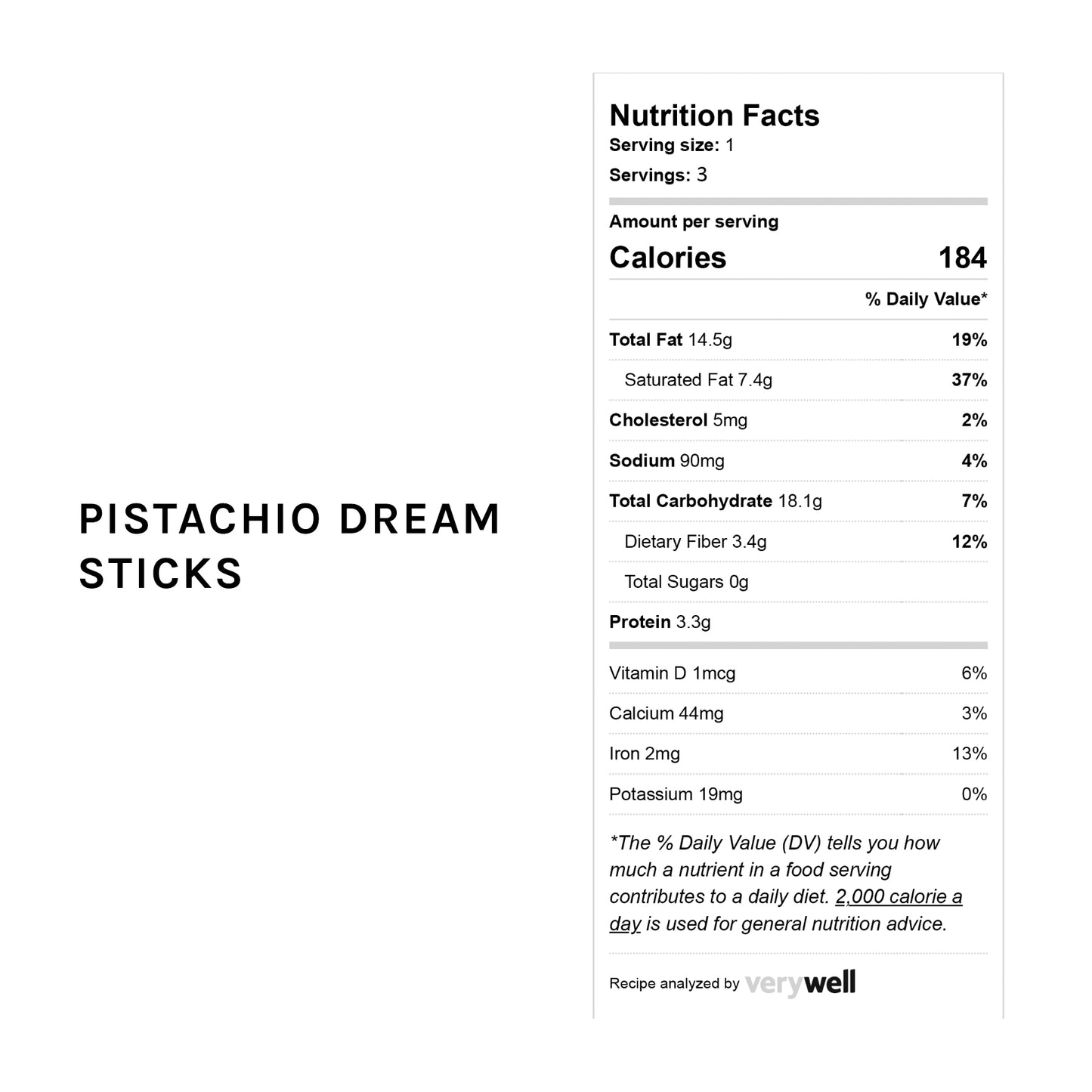 Pistachio Dream Chocolate Sticks (Sugar Free)