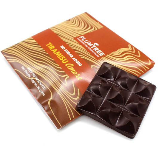 Tiramisu Amore Dark Chocolate (No sugar added)