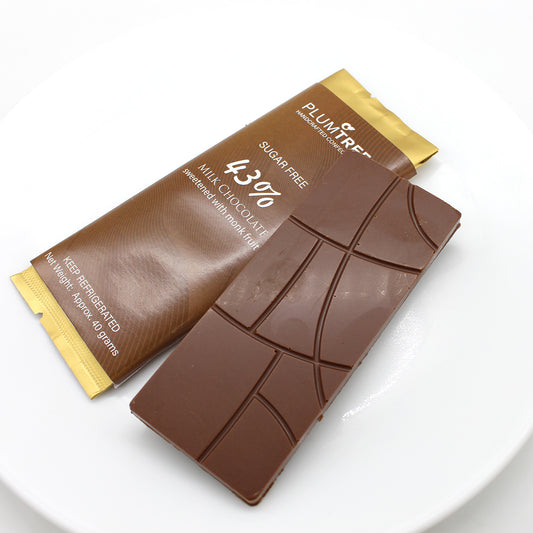 43% Milk Chocolate Bar (No sugar added)